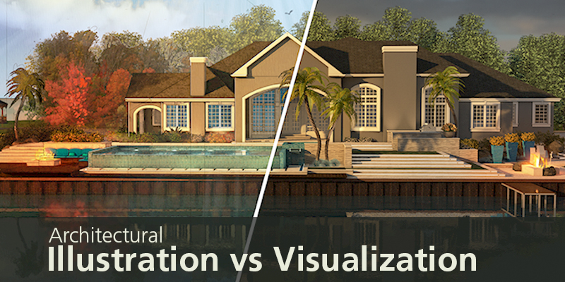 Architectural Illustration vs. Architectural Visualization