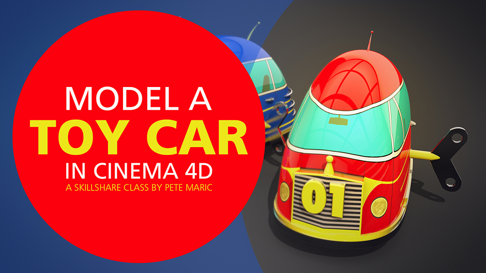 Model a Toy Car in Cinema 4D
