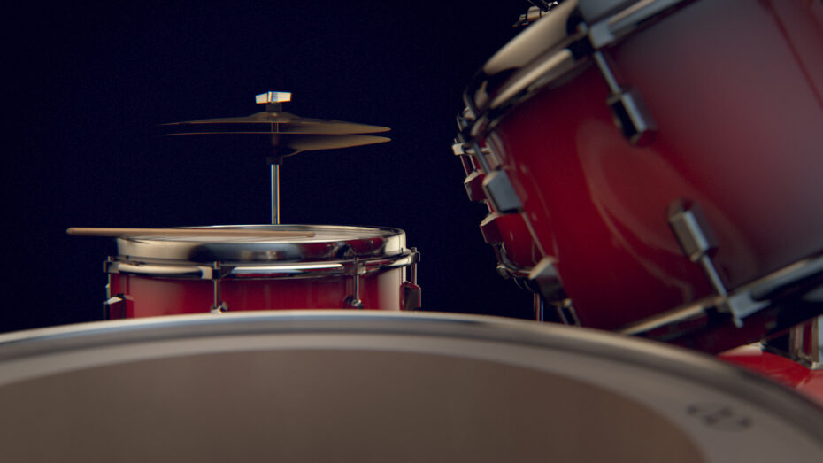 drums, product visualization