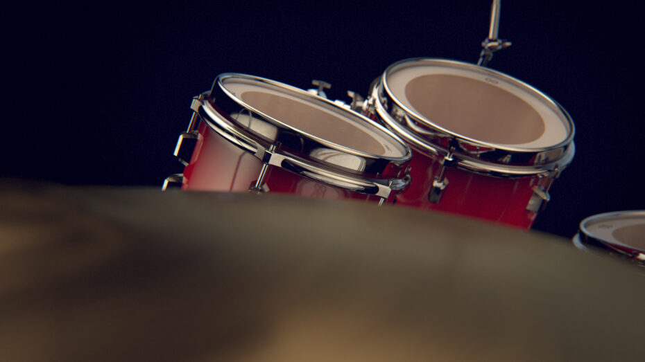 drums, product visualization