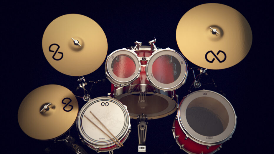 drums, product visualization