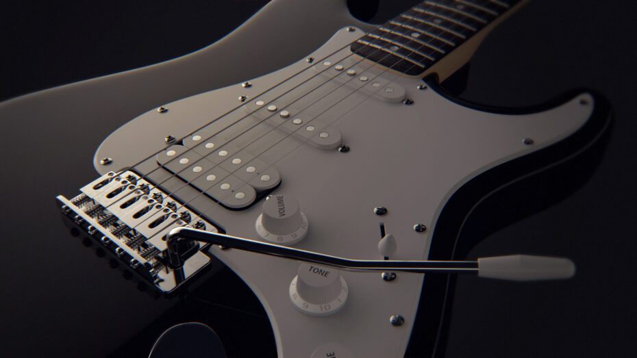 guitar product visualization