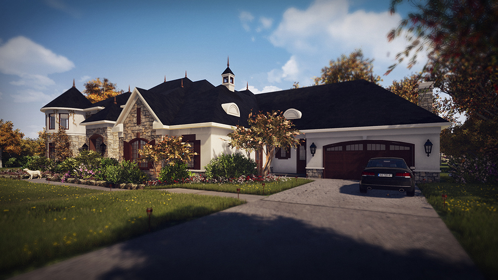 Private Residence 3D Render